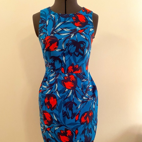 J. Crew Linen Basket Weave Dress - Picture 1 of 4